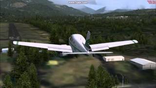 FSX Carenado Archer II approach to Darrington 1S2