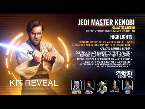 Galactic Legend Jedi Master Kenobi Kit Reveal | Star Wars Galaxy of Heroes