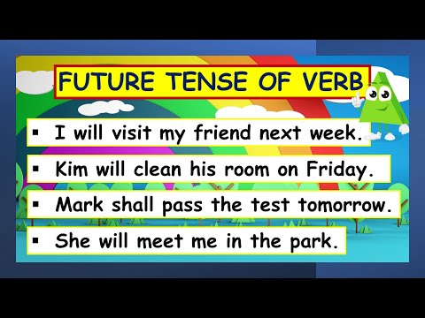 BASIC ENGLISH LESSON 20 / FUTURE TENSE OF VERBS / GRAMMAR & READING SKILLS /