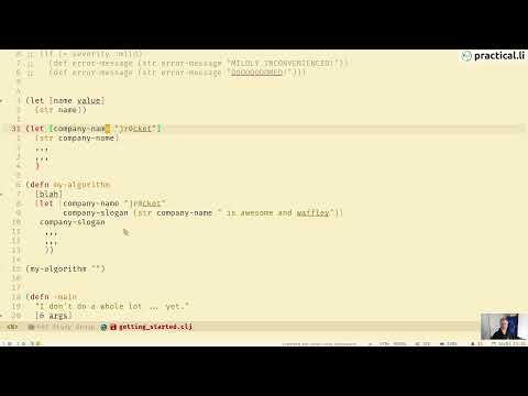 096 - Brave Clojure redux - Chapter 3 getting started writing Clojure
