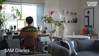 vlog | AM5:00から始まる、朝ランニングと最近の日常