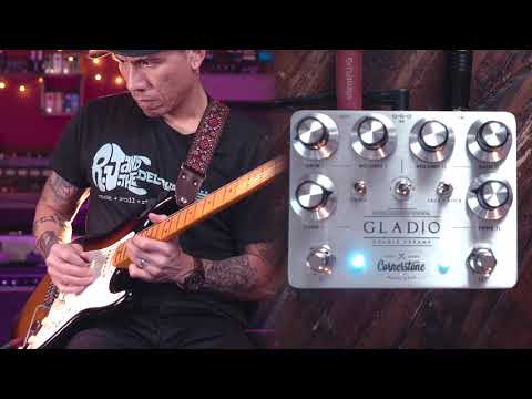 Cornerstone Gladio Double Preamp Pedal (Dumble in a box) 2020 Silver NEW "Authorized Dealer" image 7