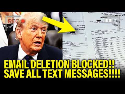Trump PANICS as his EMAIL DELETION is BLOCKED!!