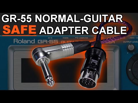 Roland GR-55 Normal-Guitar P7 & P5 (Safe) adapter cable
