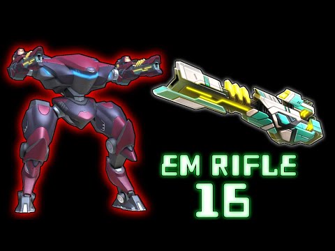 PANTHER with EM RIFLE 16 , mech arena gameplay.