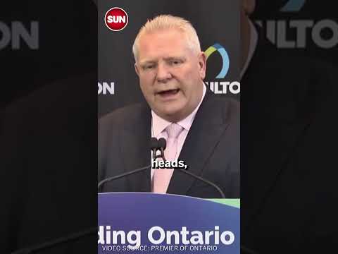 Doug Ford's warning to criminals, he's coming for you.