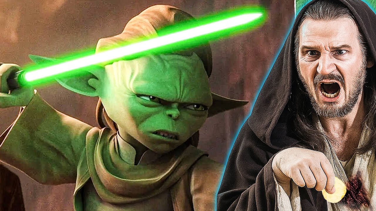 Qui Gon learns his master killed Mrs Yoda