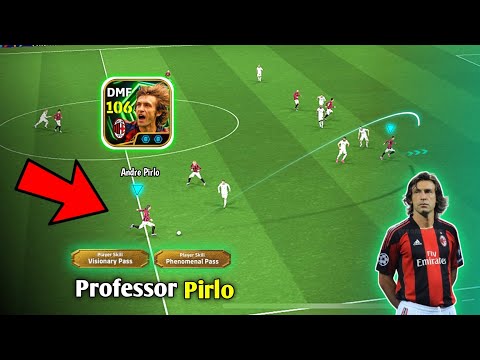 Pirlo = Profesional Passing 🥶🔥 New Epic 106 Pilro Phenomenal x Visionary Pass Review in eFootball 26