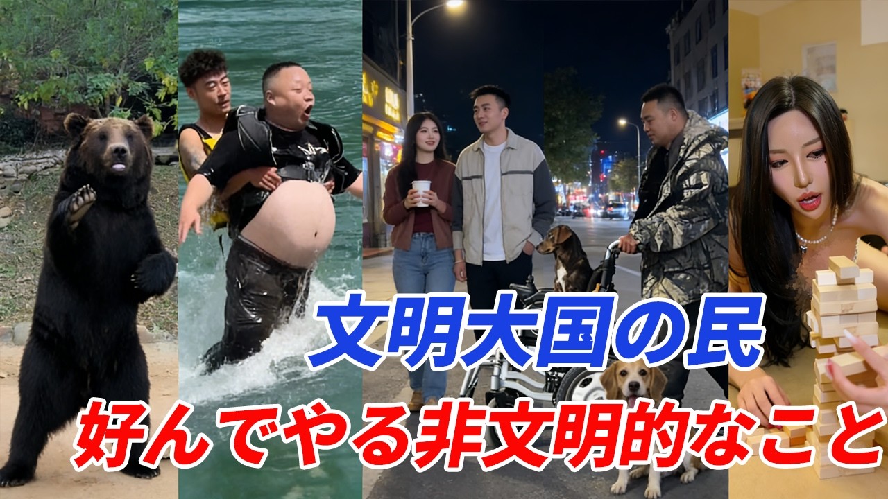 「文明大国」の民が好んでやる非文明的なこと、彼らを存分に弄んでやった。