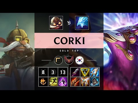Corki Top vs Anivia - KR Grandmaster Patch 25.16
