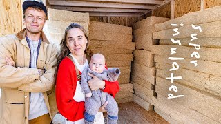 Super Insulating a Sauna From Scratch | 12 inch walls!