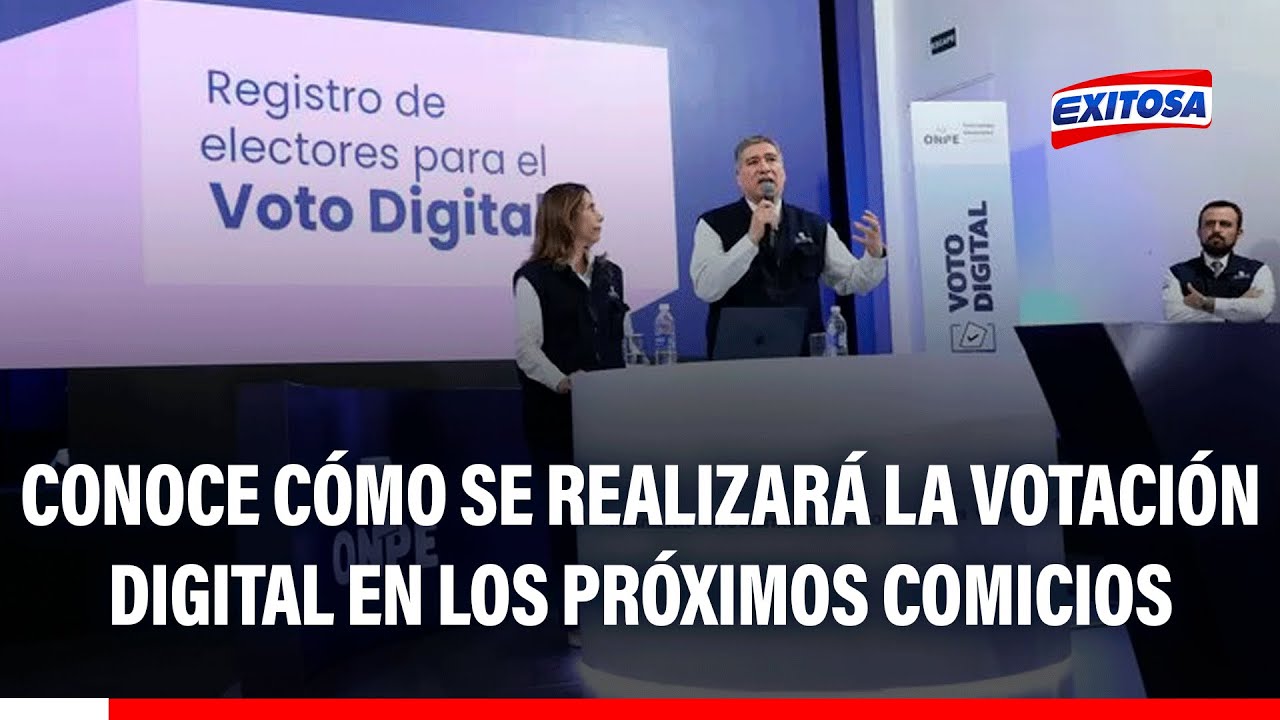 🔴🔵 Elecciones 2026: Conoce cómo se realizará la votación digital en los próximos comicios
