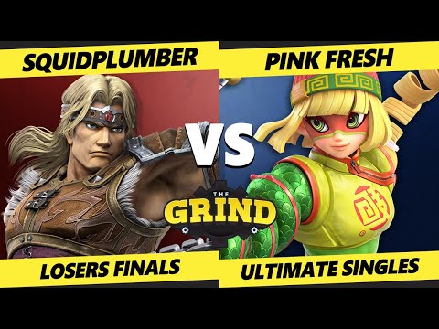 The Grind 179 Losers Finals - Squidplumber (Simon) Vs. Pink Fresh (Min Min) Smash Ultimate - SSBU