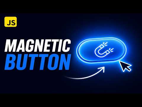 Build A Magnetic Button With Javascript Html Css Js Tutorial