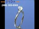 14K White Gold Diamond Solitaire Ring - JD103