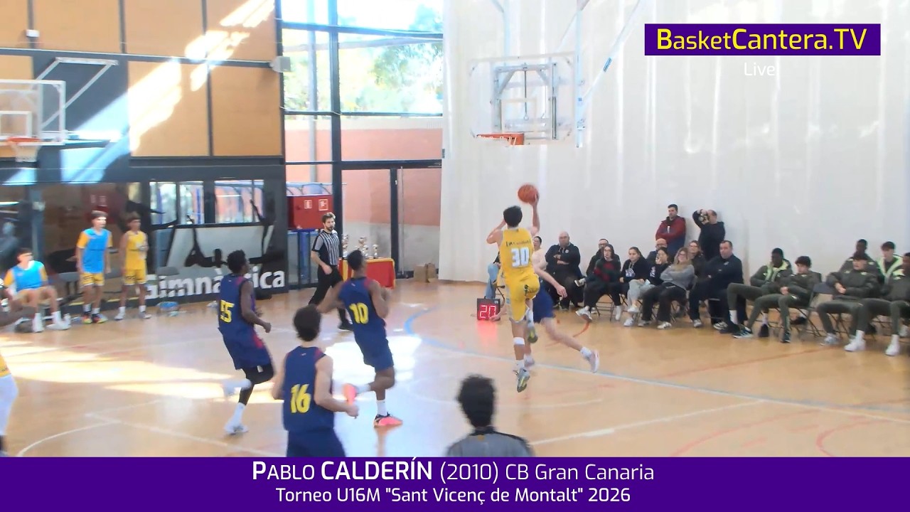 PABLO CALDERÍN (2010) Cadete CB Gran Canaria.- Torneo U16M 