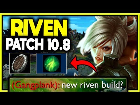 BEST RIVEN TRADING BUILD VS POKE PATCH 10.8+ - SEASON 10 RIVEN TOP LANE GUIDE