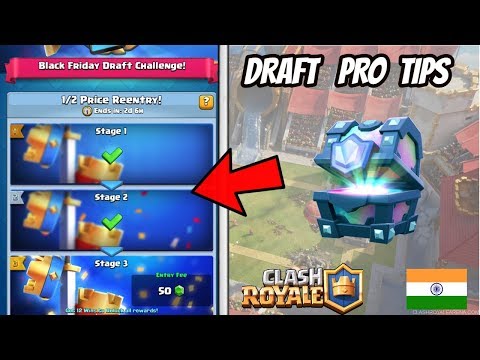 BLACK FRIDAY DRAFT CHALLENGE - PRO TIPS - Clash Royale