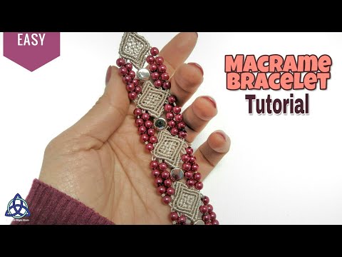 Easy Friendship Macrame Bracelet Tutorial Spiral Bracelet Diya DIY
