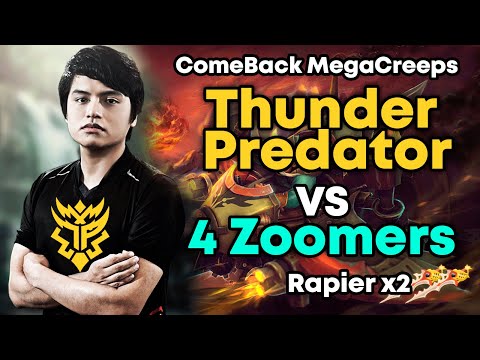 THUNDER vs 4 ZOOMERS - Game 4 - FINAL🏆 "ComeBack + Rapier x2" - ESL One Birmingham 2020 DOTA 2