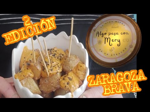 PROBANDO Las PATATAS BRAVAS De ALGO PASA CON MERY 2 EDICIÓN ZARAGOZA BRAVA VILLANUEVA DEL GALLEGO