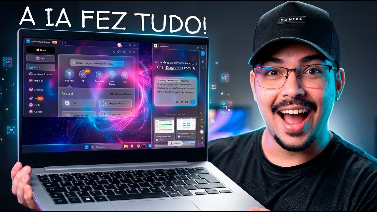 PARE de Sofrer no MS Visio! Conheci a IA que Faz Diagramas Prontos em Segundos