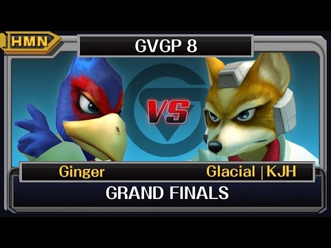 GVGP 8 Melee Grand Finals - Ginger (Falco) vs. Glacial | KJH (Fox)
