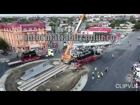 Operatiunea de montaj a locomotivei de la Buzau