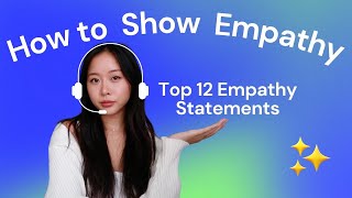 12 Best Empathy Statements in Customer Service | Call Centers & Chat Support | Customer Service Tips