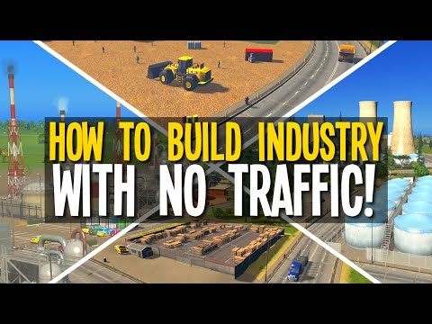 I Mastered Vanilla Industry Traffic & You Can Too in Cities Skylines!