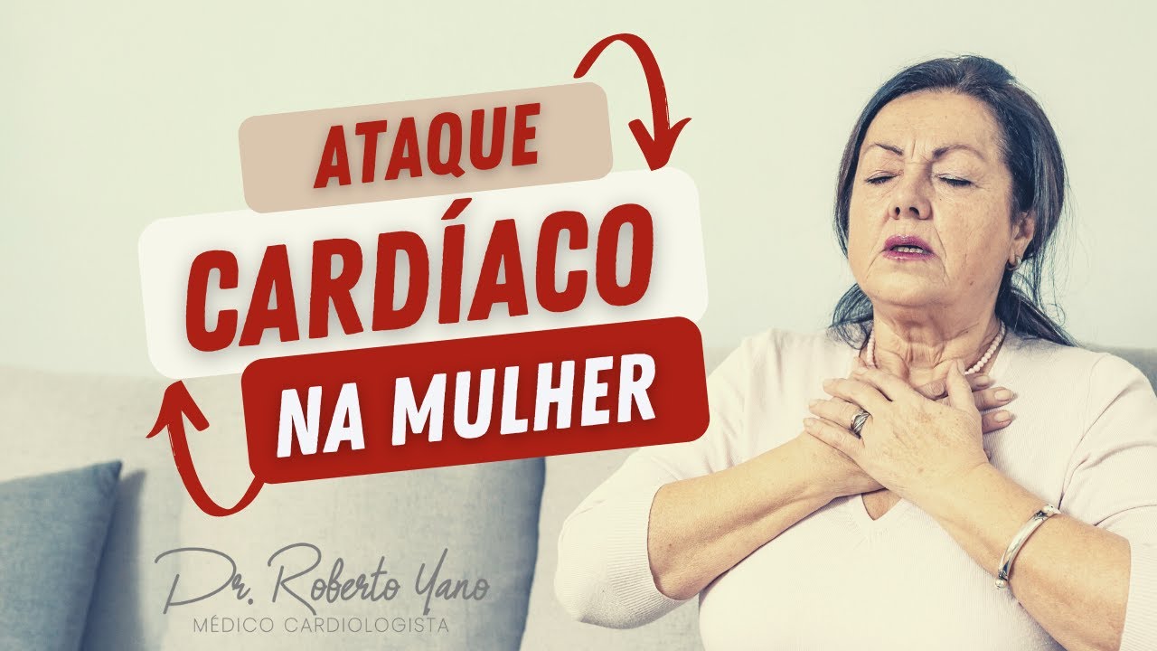 Heart attack in woman.