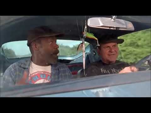 Gone Fishin 1997 Joe finds his car at a gas station scene