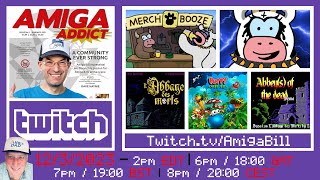 12/3/2023 PART 1 of 2: Cows That Party, New Amiga Game C64 the Mysterious Cassette & Abbey(s)