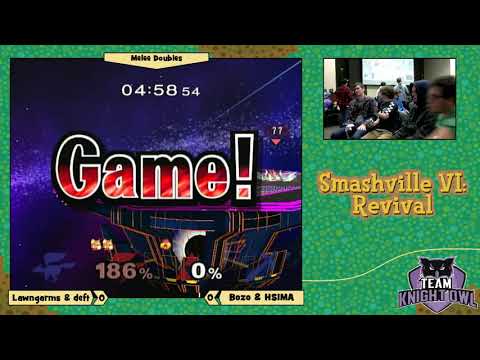 Smashville VI - Lawngarms & Deft vs. Bozo and HSIMA - Melee Doubles