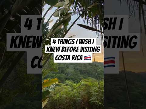 4 things I wish I knew before traveling to Costa Rica 🇨🇷 🦥 #backpacking #costarica #traveltips