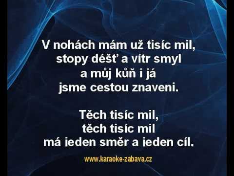 Waldemar Matuška, Helena Vondráčková - Tisíc mil (karaoke z www.karaoke-zabava.cz)