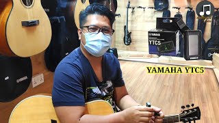 Video thumbnail for Yamaha YTC5 Tuner Tuning A Guitar-Standard Tuning (Part 2 TUTORIAL) by Hollywood Gaiss
