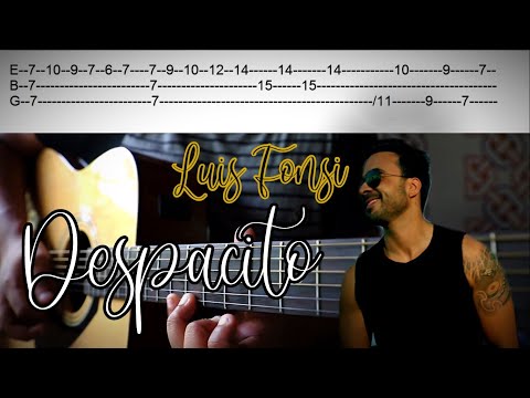 Despacito Guitar Tabs And Chords Tutorial | Easy Guitar Lesson