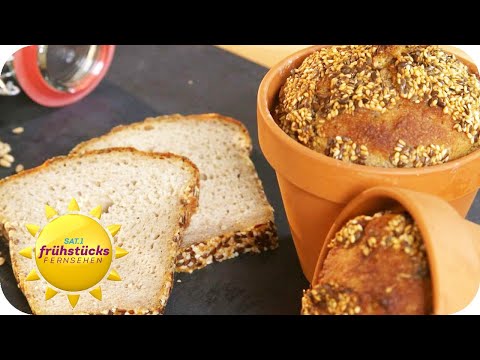 Brot backen im Blumentopf | SAT.1 Frühstücksfernsehen