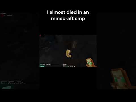 Near Death Experience in Minecraft SMP! #shorts