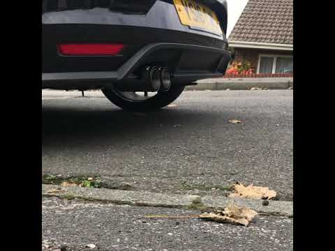 Remus cat back exhaust on VW Polo GTI 6C 1.8 turbo from AET Motorsport