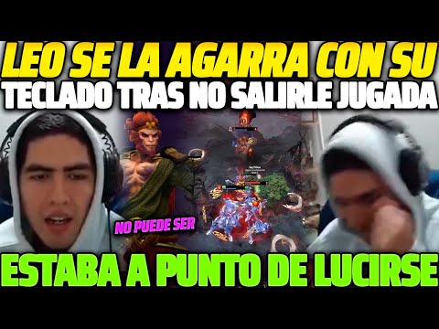 😲 QUISO LUCIRSE 😲 LEOSTYLE SE LA AGARRA CON SU TECLADO TRAS NO SALIRLE JUGADA CON MONKEY KING 😱