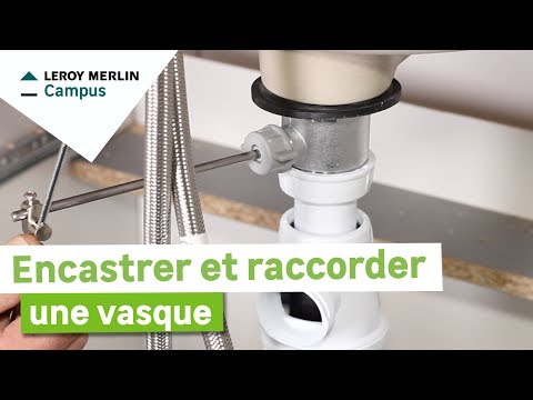 comment poser vasque sur meuble