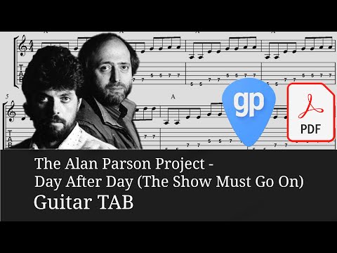 The Alan Parsons Project - Day After Day (The Show Must Go On) (1977) Guitar Tabs [TABS]