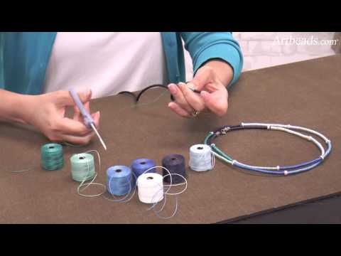 Artbeads Quick Tutorial - Thread Wrapped Cord Techniques with Cynthia Kimura