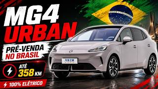 MG4 Urban chega ao Brasil em pré-venda e pode ser o elétrico mais barato da MG