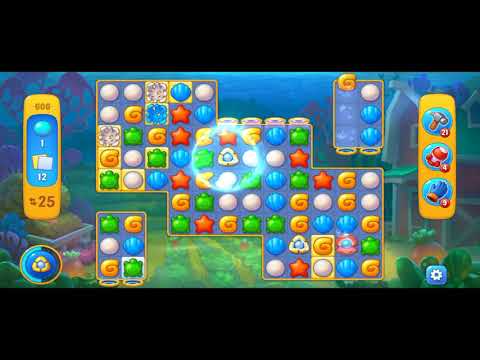 Fishdom Level 606 with NO BOOSTERS