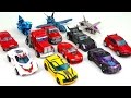 Transformers Prime Autobots VS Decepticon 12 Vehicles Car Transform Robot Car Toys
