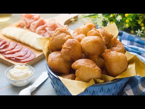 Frittelle Salate con Solo 3 Ingredienti - Ricetta Facile Frittelle Soffici e Dorate - 55Winston55