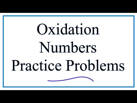 Finding Oxidation Numbers Practice Problems and Answers
